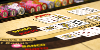 Baccarat table in Macau Casino