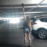 What’s the deal with shoeprints on ceilings in Las Vegas casino parking garages?