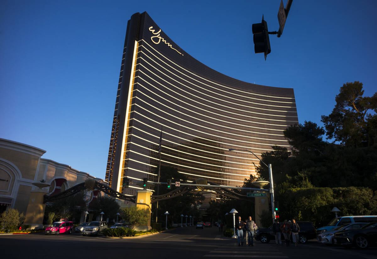 The exterior of Wynn Las Vegas on Friday, Jan. 26, 2018. Chase Stevens Las Vegas Review-Journal ...