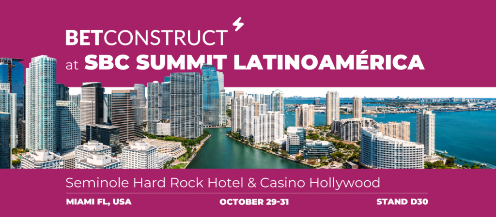 BetConstruct at SBC Summit Latinoamérica – Stand D30