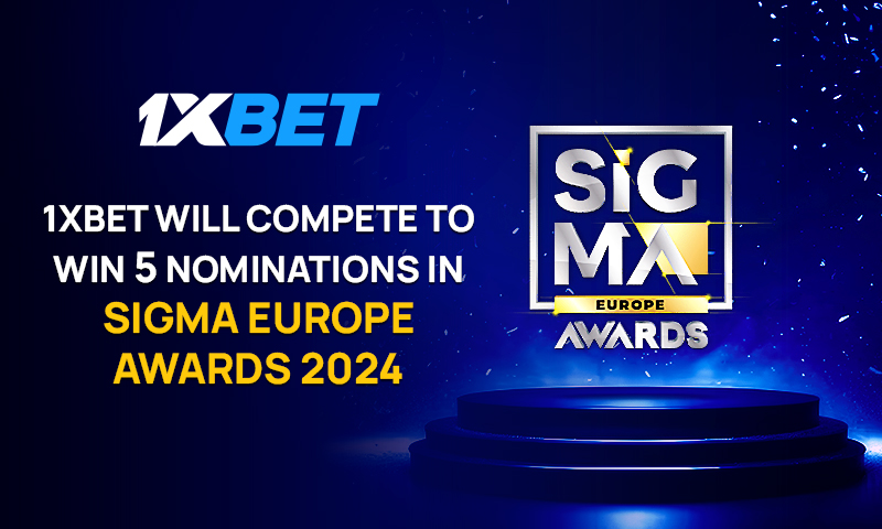 1xBet nominated in five categories at SiGMA Europe Awards