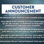 Sky Bet Discontinues #RequestABet Service