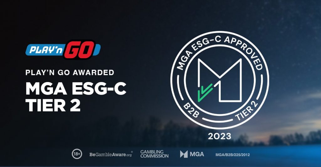 Play’n GO celebrates Malta Gaming Authority ESG-C seal