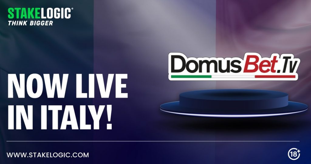 Stakelogic slots and live dealer games now available at DomusBet