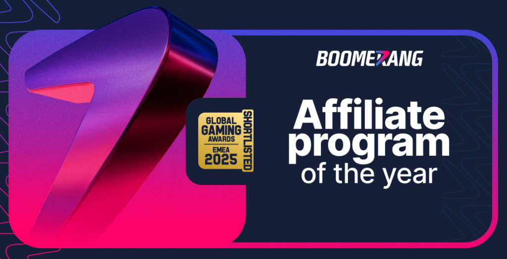 Boomerang Partners nominated at Global Gaming Awards EMEA