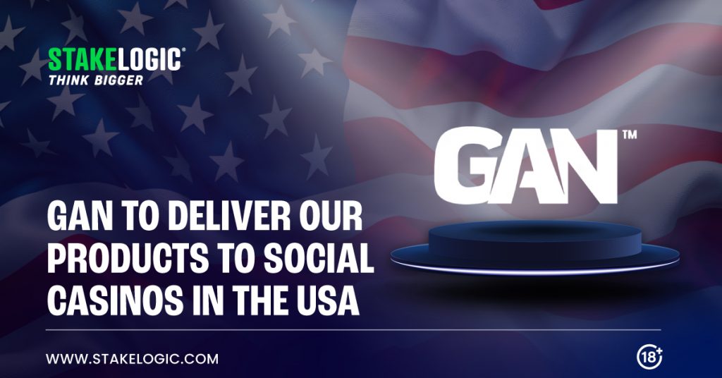 Stakelogic partners with GAN to deliver slots and live casino to US social casinos