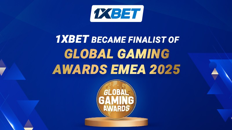 1xBet named finalist of Global Gaming Awards EMEA 2025