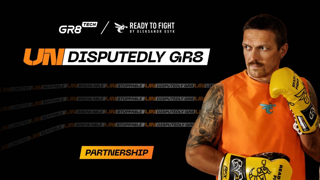 GR8 Tech & Ready to Fight by Usyk unite