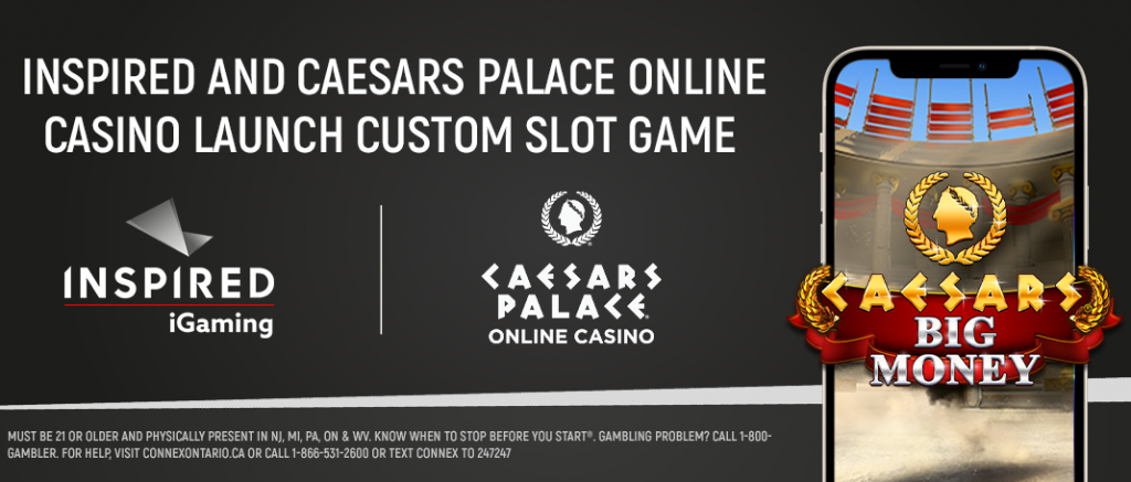 Inspired and Caesars launch exclusive Caesar’s Big Money slot