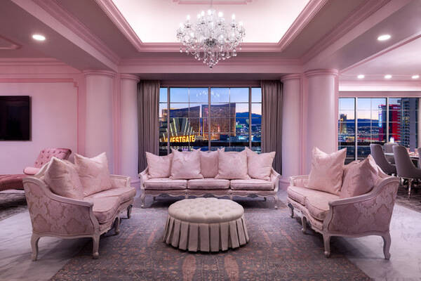 The Lucky Bunny Suite is the latest themed booking option at the off-Strip Westgate hotel-casin ...