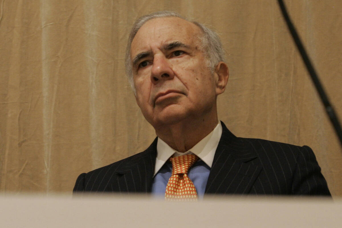 Financier Carl Icahn attends a news conference Feb. 7, 2006 in New York. (AP Photo/Shiho Fukada ...