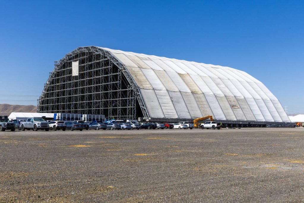 The structure near South Point isn’t an airplane hangar; it’s …